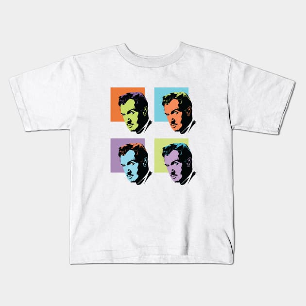 Vincent Price (Duplicates) Kids T-Shirt by andrewcformosa